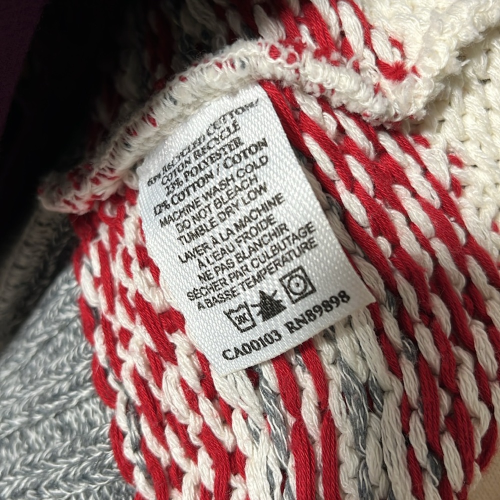 Cotton Country Women's Zip Up Knit Sweater - Picture 5 of 8